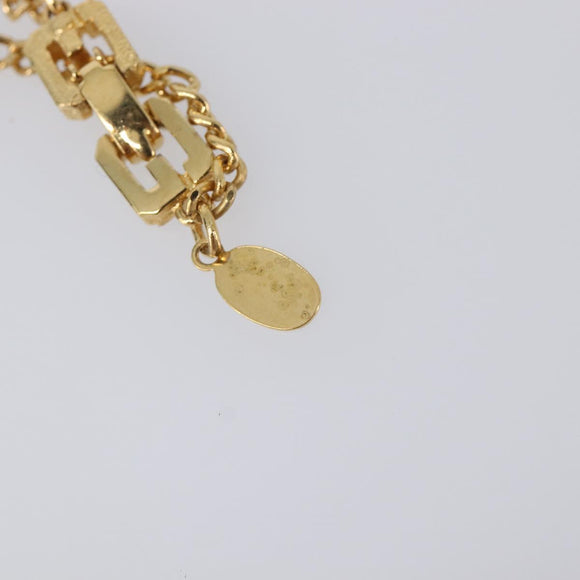 GIVENCHY Necklace metal Gold Auth ka6050
