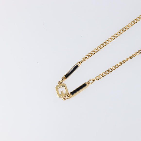 GIVENCHY Necklace metal Gold Auth ka6050