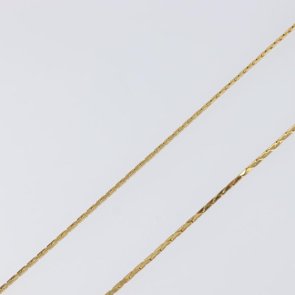 GIVENCHY Necklace metal Gold Auth ka6052
