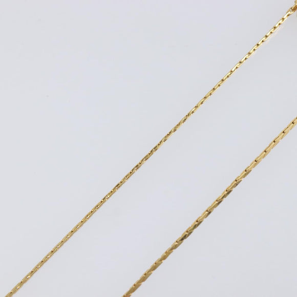 GIVENCHY Necklace metal Gold Auth ka6052