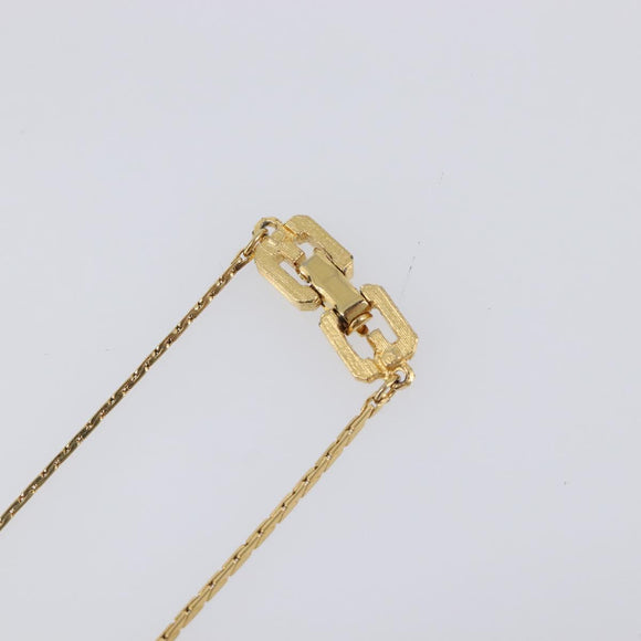 GIVENCHY Necklace metal Gold Auth ka6052