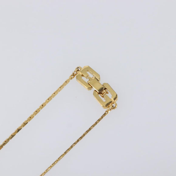 GIVENCHY Necklace metal Gold Auth ka6052