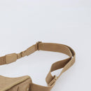 Christian Dior Lady Dior Canage Bag Coated Canvas Beige Gold Auth ka6054-8