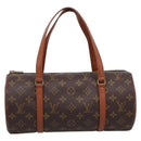 LOUIS VUITTON Monogram Papillon 30 Hand Bag M51385 LV Auth ka6058V-13