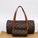 LOUIS VUITTON Monogram Papillon 30 Hand Bag M51385 LV Auth ka6058V-12