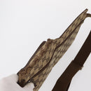 GUCCI GG Canvas Waist Bag Beige Silver 28566 Auth ka606-6