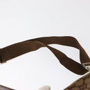 GUCCI GG Canvas Waist Bag Beige Silver 28566 Auth ka606-8