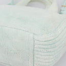 Miu Miu Hand Bag Pile 2way Light Blue Gold Tone Auth ka6060A-12