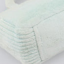 Miu Miu Hand Bag Pile 2way Light Blue Gold Tone Auth ka6060A-15