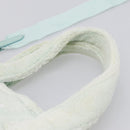 Miu Miu Hand Bag Pile 2way Light Blue Gold Tone Auth ka6060A-8