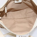Christian Dior Trotter Canvas Shoulder Bag Beige Silver Auth ka6062A-11