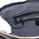 BURBERRY Nova Check Shoulder Bag Canvas Beige Silver Auth ka6064-19