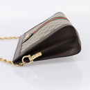 GUCCI GG Supreme Web Sherry Line Chain Shoulder Bag PVC 503877 Auth ka6065A-4