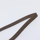 Salvatore Ferragamo Vala Shoulder Bag Suede Brown Gold Tone Auth ka6067-9