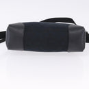 GUCCI GG Canvas Shoulder Bag Black Silver 114273 Auth ka6068-10