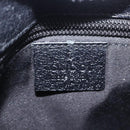 GUCCI GG Canvas Shoulder Bag Black Silver 114273 Auth ka6068-17