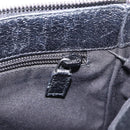 GUCCI GG Canvas Shoulder Bag Black Silver 114273 Auth ka6068-21