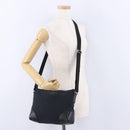 GUCCI GG Canvas Shoulder Bag Black Silver 114273 Auth ka6068-24
