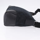 GUCCI GG Canvas Shoulder Bag Black Silver 114273 Auth ka6068-4