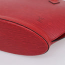 LOUIS VUITTON Epi Saint Jacques Hand Bag Red M52277 LV Auth ka6069-9