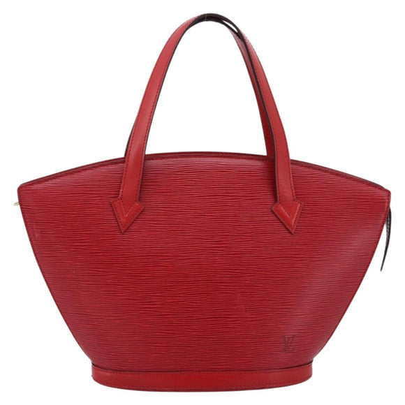 LOUIS VUITTON Epi Saint Jacques Hand Bag Red M52277 LV Auth ka6069