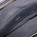 Chloe Alice Hand Bag Leather 2way Red Gold Tone Auth ka6070-21