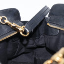 Chloe Alice Hand Bag Leather 2way Red Gold Tone Auth ka6070-24