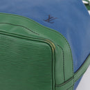 LOUIS VUITTON Epi Noe Shoulder Bag Green Blue M44044 LV Auth ka6071-9