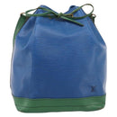 LOUIS VUITTON Epi Noe Shoulder Bag Green Blue M44044 LV Auth ka6071-13