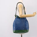 LOUIS VUITTON Epi Noe Shoulder Bag Green Blue M44044 LV Auth ka6071-21
