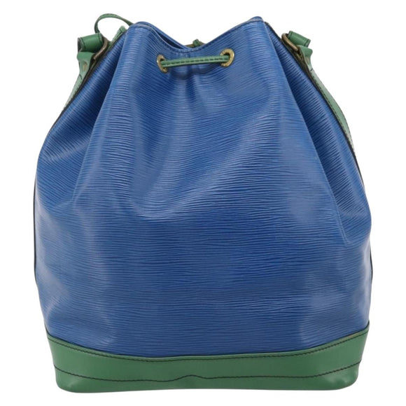 LOUIS VUITTON Epi Noe Shoulder Bag Green Blue M44044 LV Auth ka6071