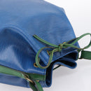 LOUIS VUITTON Epi Noe Shoulder Bag Green Blue M44044 LV Auth ka6071-6