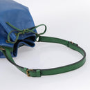 LOUIS VUITTON Epi Noe Shoulder Bag Green Blue M44044 LV Auth ka6071-7