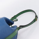 LOUIS VUITTON Epi Noe Shoulder Bag Green Blue M44044 LV Auth ka6071-8