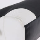 LOEWE Anagram Hand Bag PVC Leather Black White Auth ka6073-14