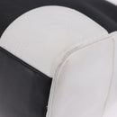 LOEWE Anagram Hand Bag PVC Leather Black White Auth ka6073-15