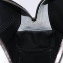 LOEWE Anagram Hand Bag PVC Leather Black White Auth ka6073-20