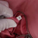 Miu Miu Matelasse Shoulder Bag Leather 2way Pink Silver Auth ka6075M-11