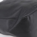 BALLY Shoulder Bag Leather Black Gold Tone Auth ka6077A-15