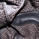 BALLY Shoulder Bag Leather Black Gold Tone Auth ka6077A-19