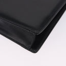 Salvatore Ferragamo Shoulder Bag Leather Black Gold Tone Auth ka6079-17