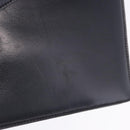 Salvatore Ferragamo Shoulder Bag Leather Black Gold Tone Auth ka6079-9