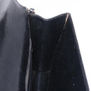 Salvatore Ferragamo Shoulder Bag Leather Black Gold Tone Auth ka6079-22