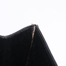 Salvatore Ferragamo Shoulder Bag Leather Black Gold Tone Auth ka6079-23