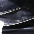 Salvatore Ferragamo Shoulder Bag Leather Black Gold Tone Auth ka6079-11
