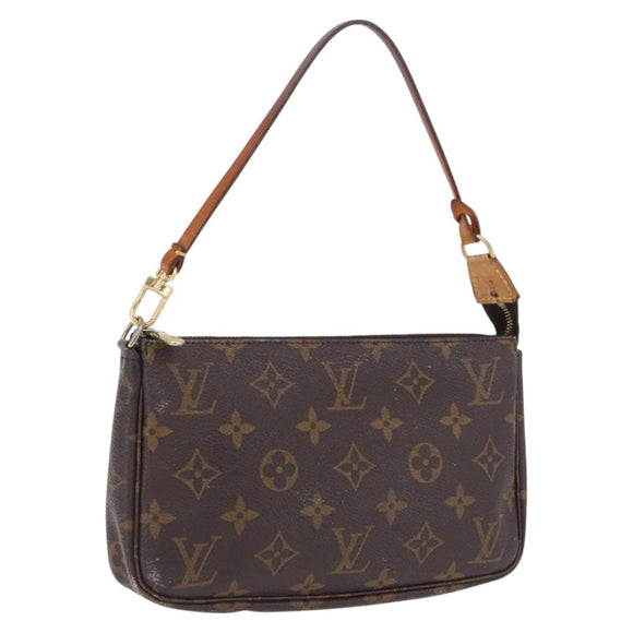 LOUIS VUITTON Monogram Pochette Accessoires Pouch M51980 LV Auth ka6080A