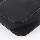 LOUIS VUITTON Damier Geant Petit Message Shoulder Bag Black M93618 Auth ka6081-8
