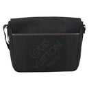 LOUIS VUITTON Damier Geant Petit Message Shoulder Bag Black M93618 Auth ka6081-2