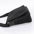 LOUIS VUITTON Damier Geant Petit Message Shoulder Bag Black M93618 Auth ka6081-3