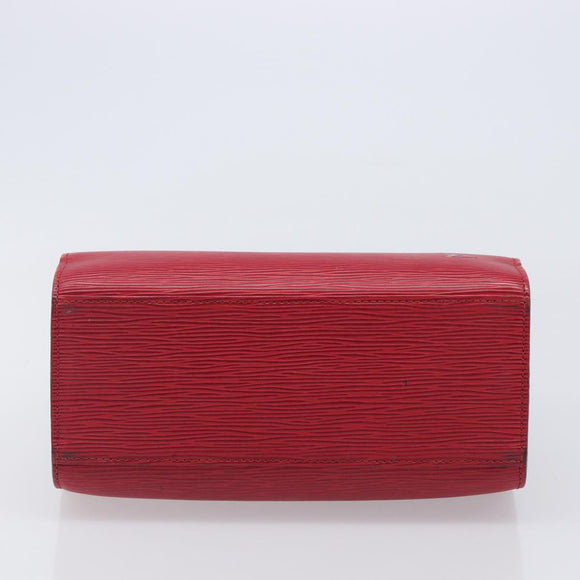 LOUIS VUITTON Epi Pont Neuf Hand Bag Red M52057 LV Auth ka6088